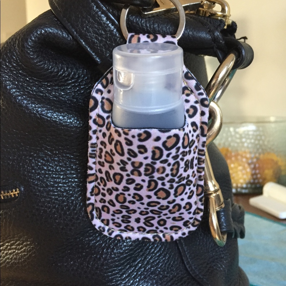 Neoprene clip On Sanitizer Holders